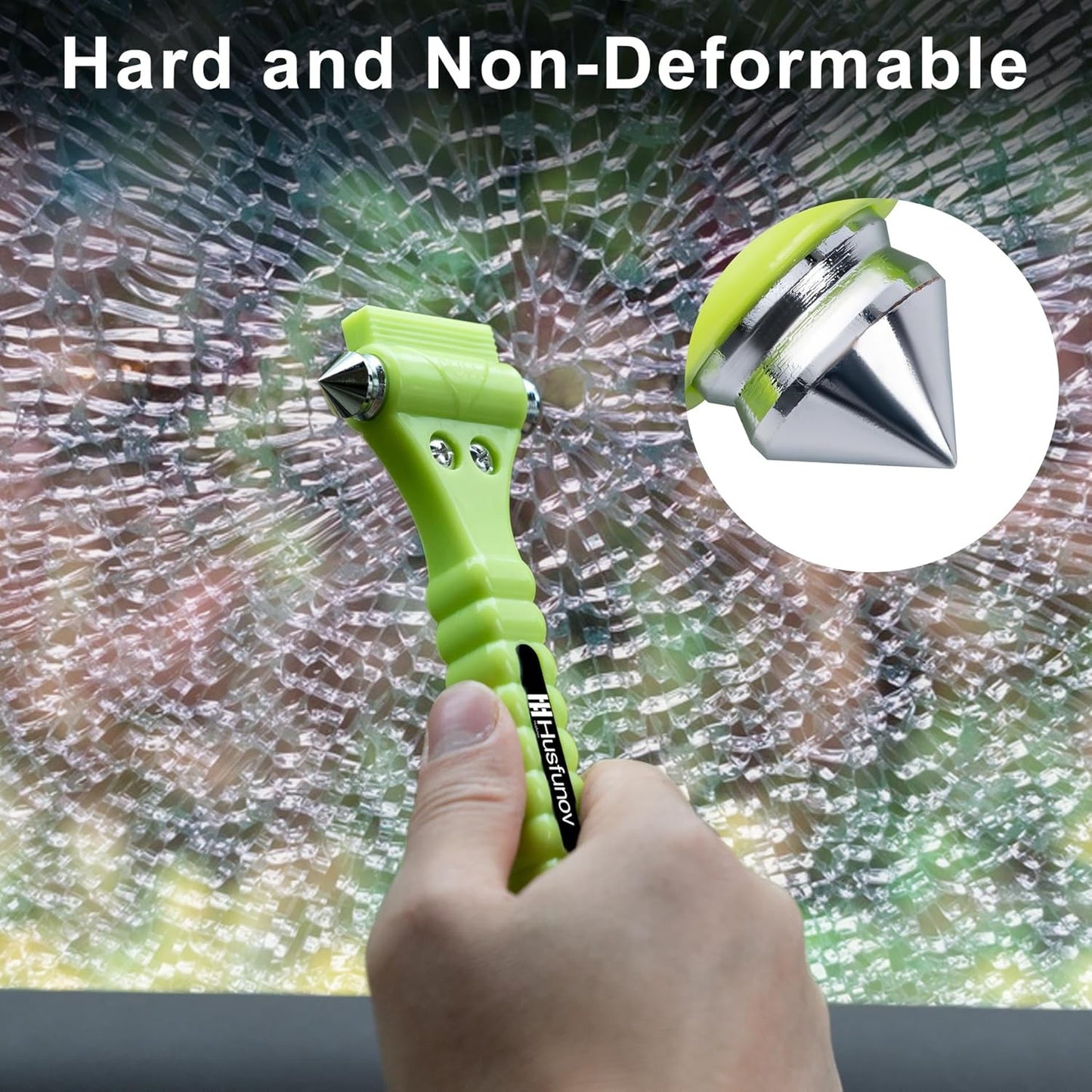 Car Safety Hammer Set of 2, Auto Car Escape Tool, Car Window Glass Hammer Breake