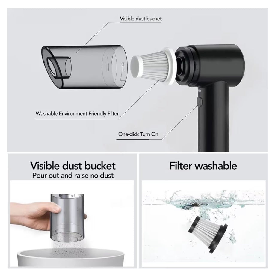 Cordless Handheld Mini Car Vacuum Cleaner