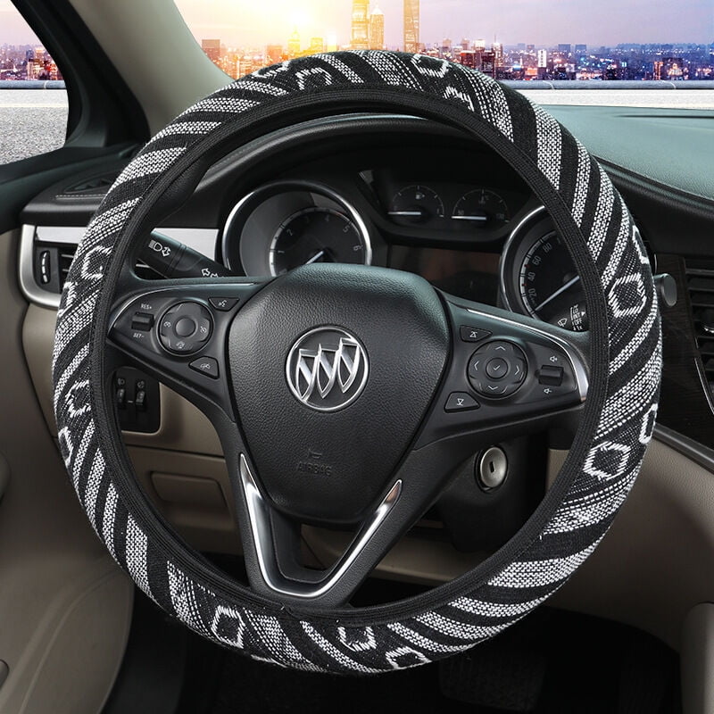 Bohemian Steering Wheel Cover, 15 Inches  Car Steering Wheel Cover Universal Fit for Men & Women Colorful