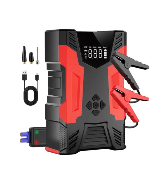 Portable Car Battery Jump Starter and Tire Inflator