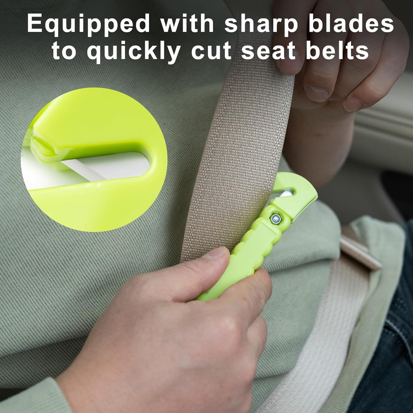 Car Safety Hammer Set of 2, Auto Car Escape Tool, Car Window Glass Hammer Breake