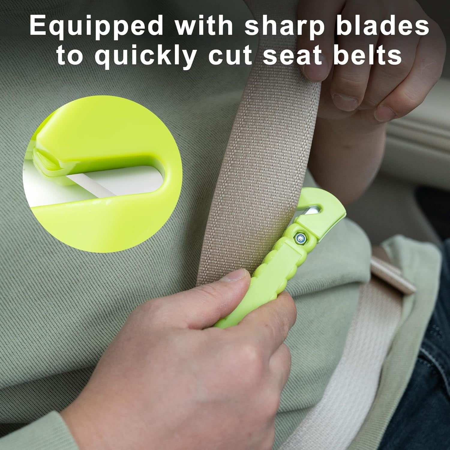 Car Safety Hammer Set of 2, Auto Car Escape Tool, Car Window Glass Hammer Breake
