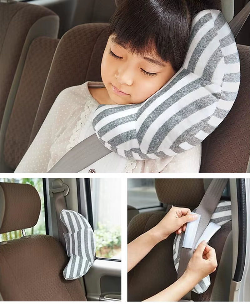 Car Seat Headrest Sleeping Head Support Children Nap Shoulder Belt Pad Neck Cover for Kids Child Travel Car Accessories