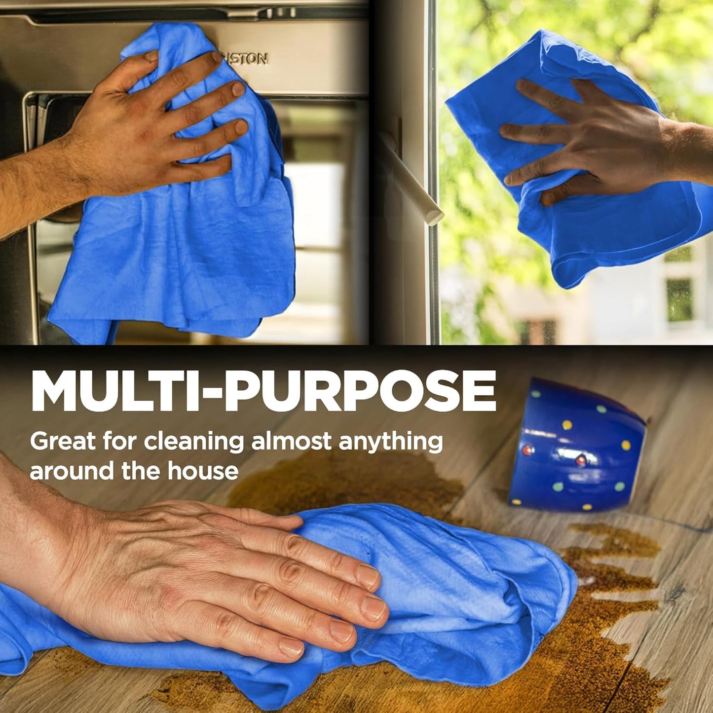 Premium Shammy Cloth for Car Drying - 26”X7” - Super Absorbent Chamois Towel for Car - Scratch-Free, Reusable & Soft